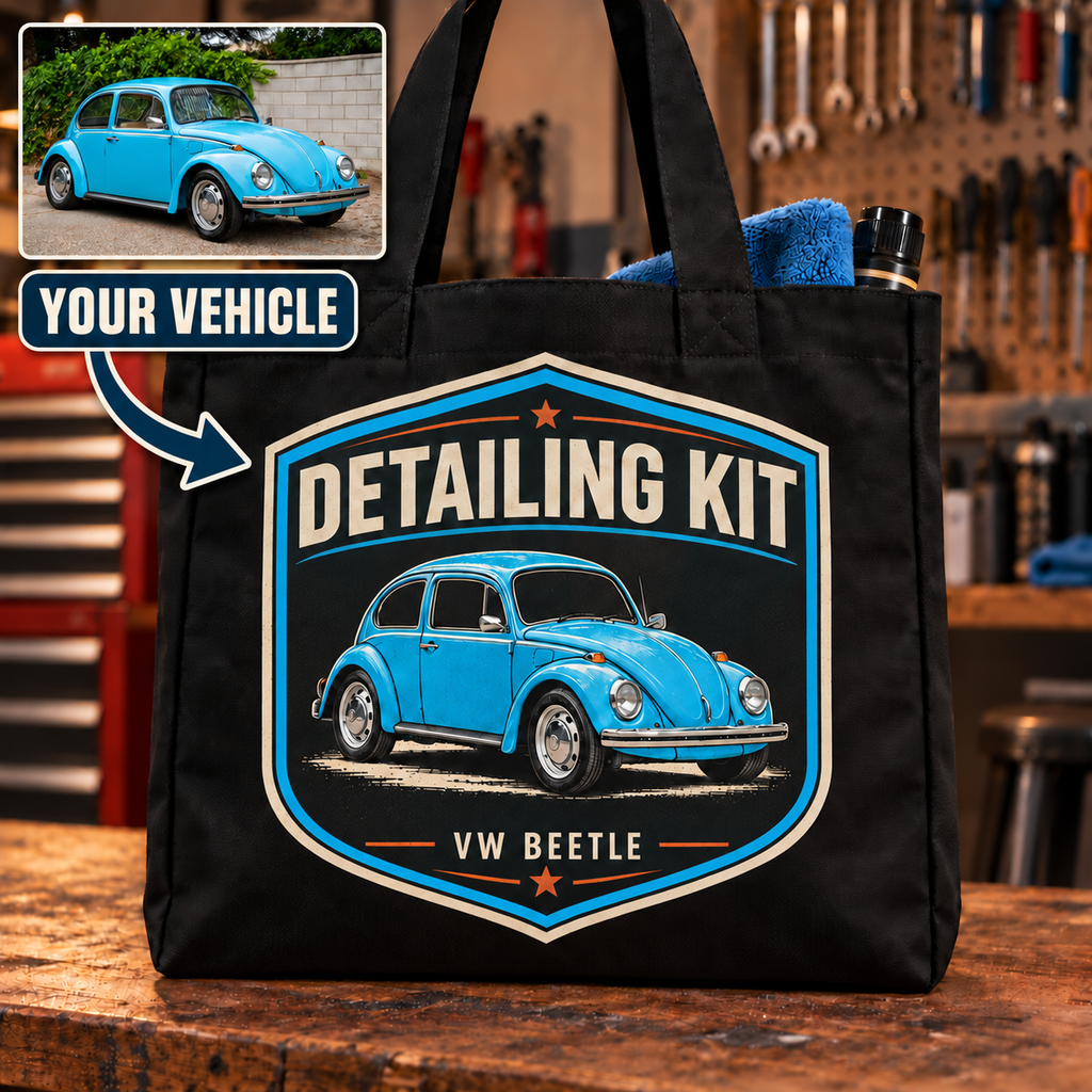 Personalised Car Detailing Kit Bag