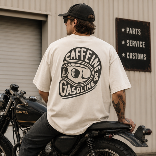 Caffeine & Gasoline Vintage Wash Tee