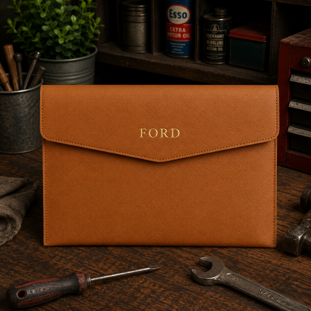 Custom Vehicle Document Folder