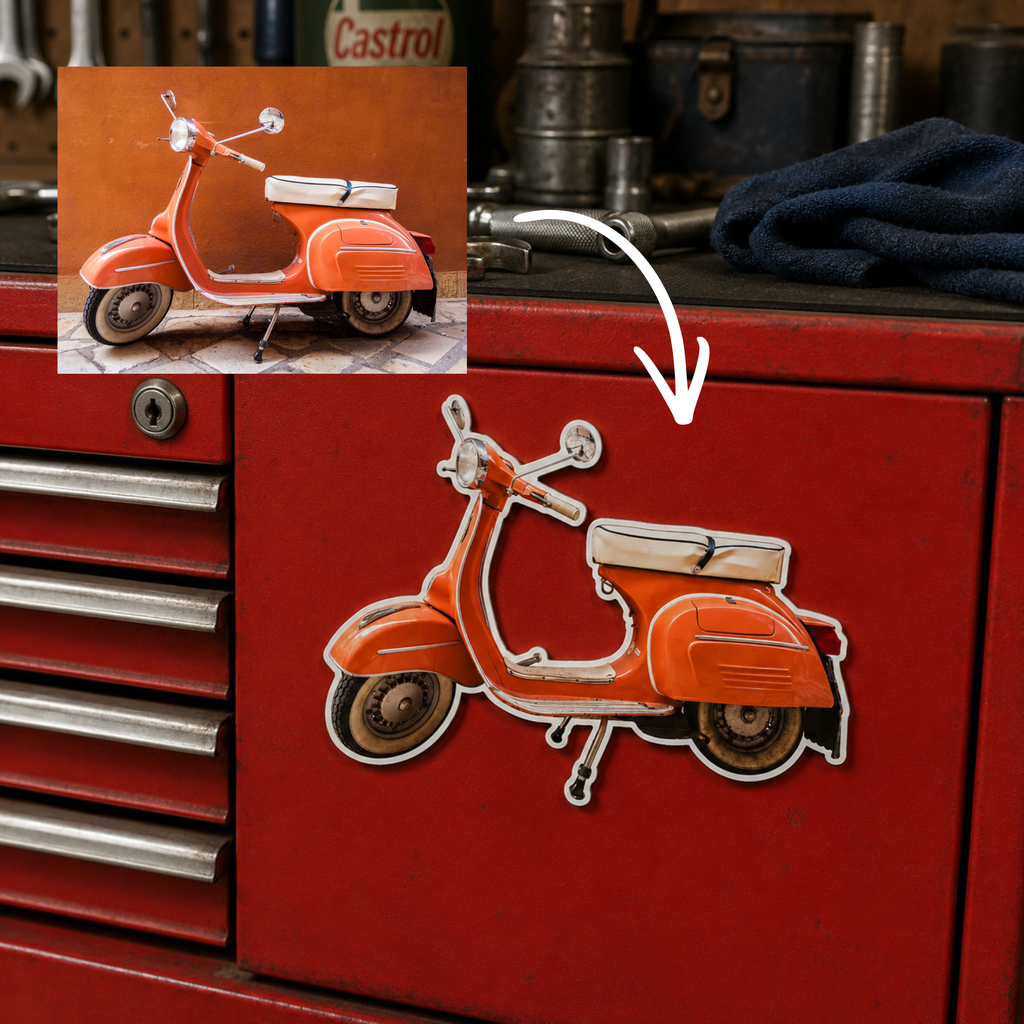 Custom Vehicle Photo Magnet