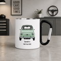 Personalised Vehicle Mug with Carabiner Handle & Lid