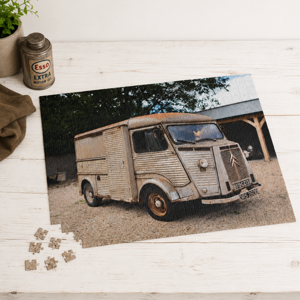 Custom Vehicle Photo Wooden Jigsaw Puzzle