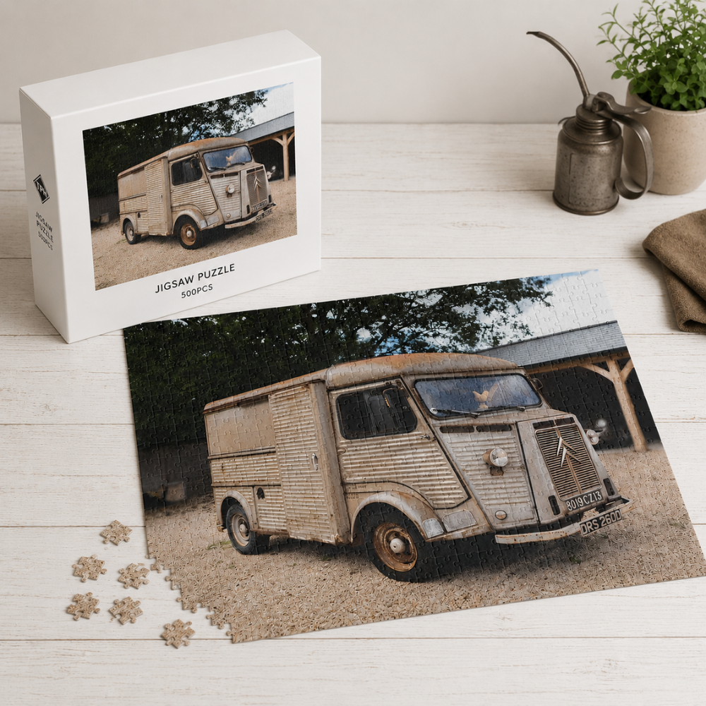 Custom Vehicle Photo Wooden Jigsaw Puzzle