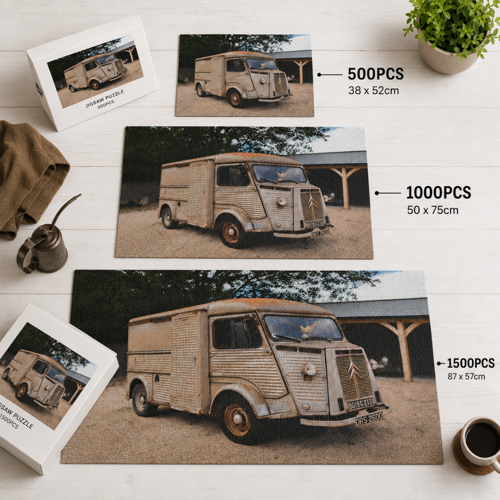 Custom Vehicle Photo Wooden Jigsaw Puzzle
